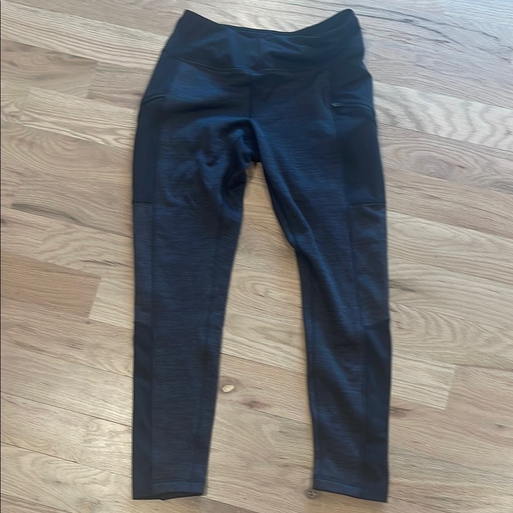 Black Athletic Leggings fleece lined